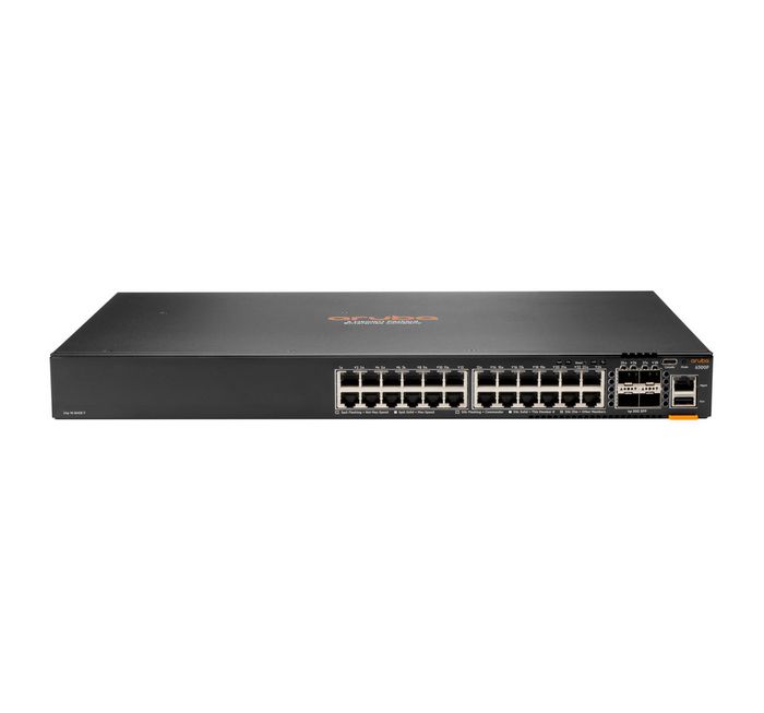 Hewlett Packard Enterprise Aruba 6300F 24-port 1GbE and 4-port SFP56 Switch - W125913799