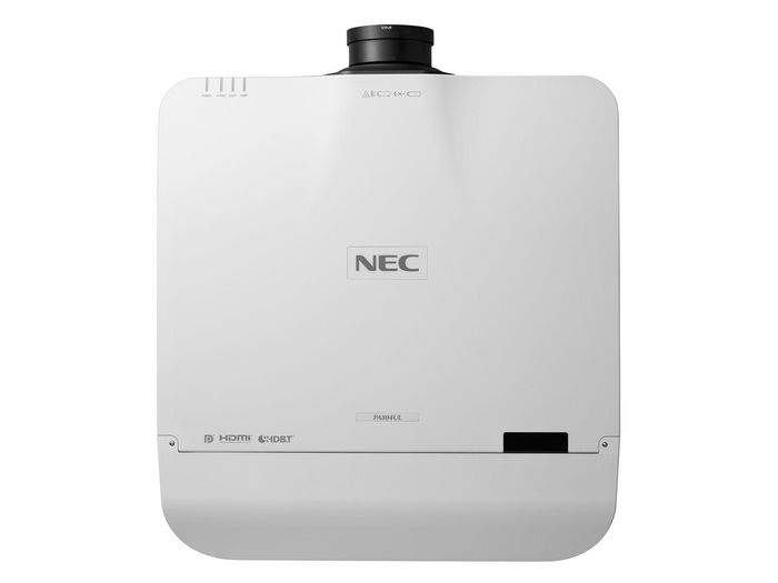 NEC PA804UL-WH Laser Projector, 8200 ANSI lumens, 3LCD, 1920 x 1200 px, 16:10, 40 - 500", 24.1 kg, white - W125760744