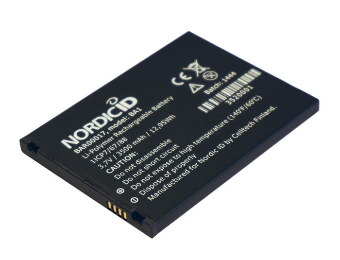 Nordic ID Medea  Std Li-polymer battery - W124993182