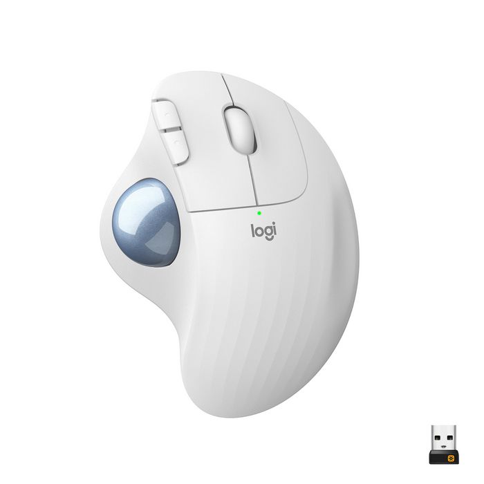 Logitech 5 buttons, Bluetooth, Trackball, 400 - 2000 Dpi, 100 x 134 x 48 mm, 145 g - W125927303