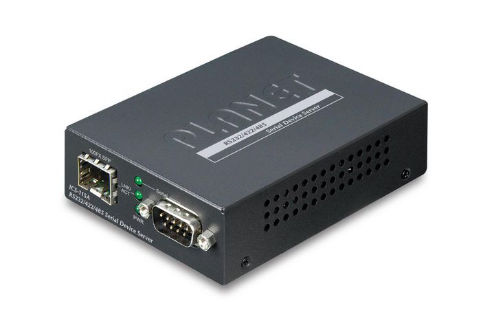 Planet RS232/RS422/RS485 Serial Device Server with 1-Port 100BASE-FX SFP - W125648650