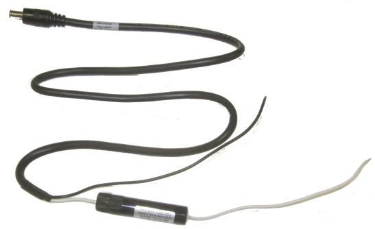 Zebra Direct Wire Power Cable with inline fuse for Lind Cigarette Lighter Adapter - W125929612
