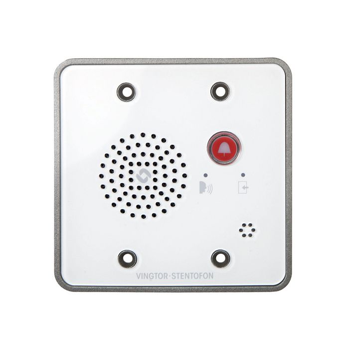 Zenitel The TMIS-1 IP Turbine Mini intercom station is robust and designed for  indoor  use.<br><br>This station is typically used as a communication, information or emergency point and connects directly to the IP network.<br><br>This makes it easy to deploy anywhere and at any distance. - W125839410