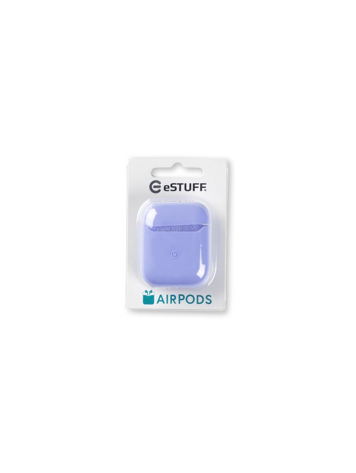 eSTUFF Silicone Cover for AirPods - Pale Purple - W125821893