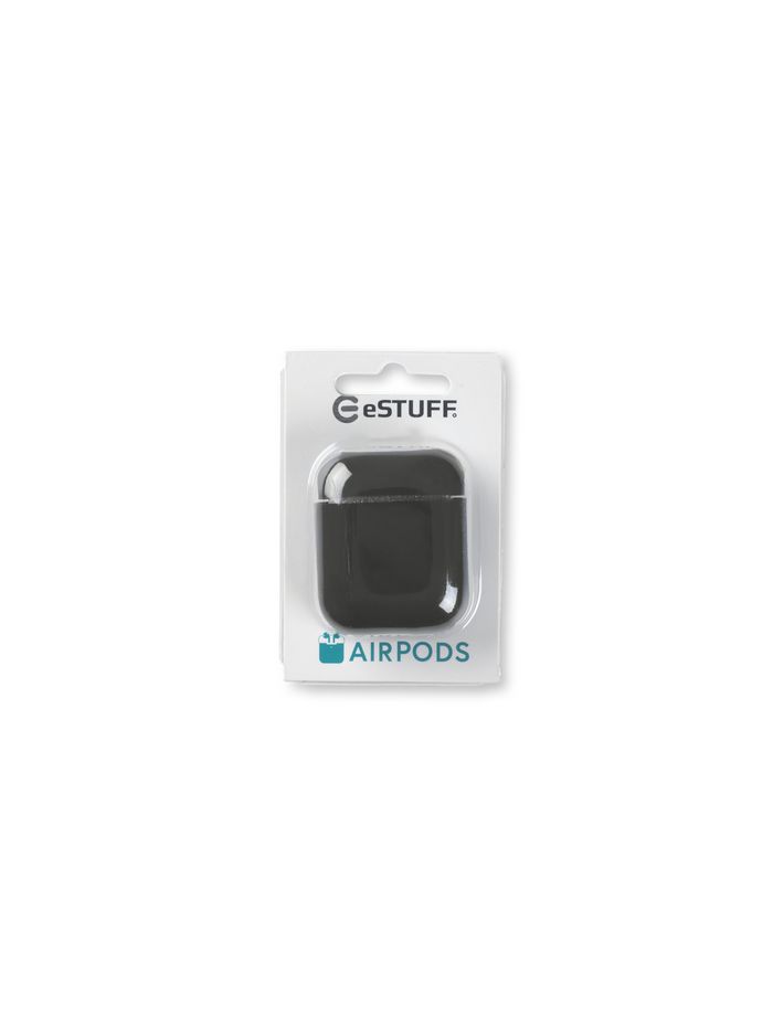 eSTUFF Silicone Cover for AirPods - Black - W125821889