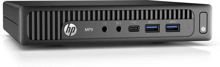 HP MP9 G2, i5-6500T, Intel Q170, 4GB DDR4 2133MHz, 500GB HDD, Gigabit Ethernet, M.2, USB 3.0, USB Type-C, DisplayPort, VGA, Windows 10 Pro 64-bit - W125365116