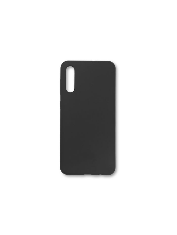 eSTUFF Black silk-touch silicone case for Samsung A50 - W124849050