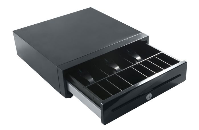 Aures 3S-430 Cash drawer, 8/8, Black, Plastic Clips - W125088868
