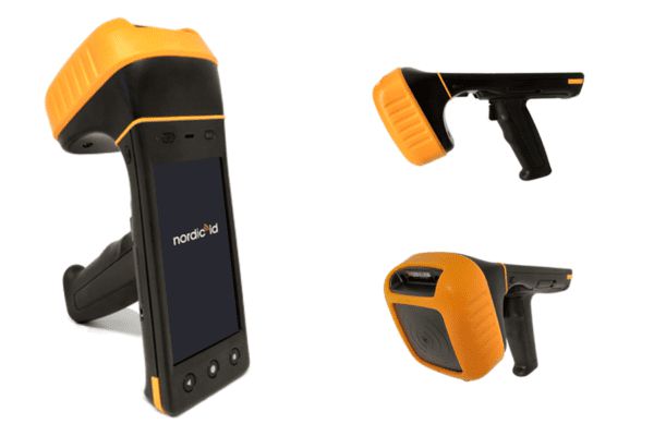 Nordic ID HH85 ACD - UHF RFID Reader with pistol grip, EU Frequency (865.6 - 867.6 MHz) - 2D Imager - WWAN 4G LTE / GNSS, WLAN 802.11 a/b/g/n/ac - W125935330