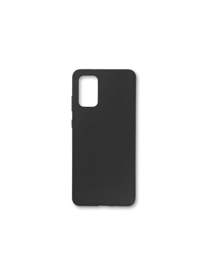 eSTUFF Black silk-touch silicone case for Samsung S20+/5G - W125509225