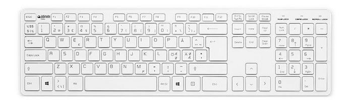 Jobmate Slim keyboard Silver/White - W125091065