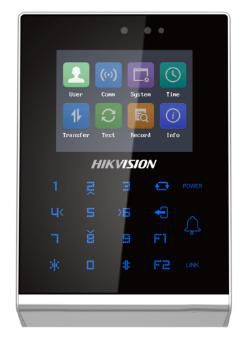 Hikvision Terminal controlo de acessos e presença com leitor de proximidade para cartões Mifare - W125927222