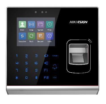 Hikvision Terminal de control de accesos TCP/IP y WiFi con lector de huella digital y proximidad, pantalla LCD 2.8" - W125927223