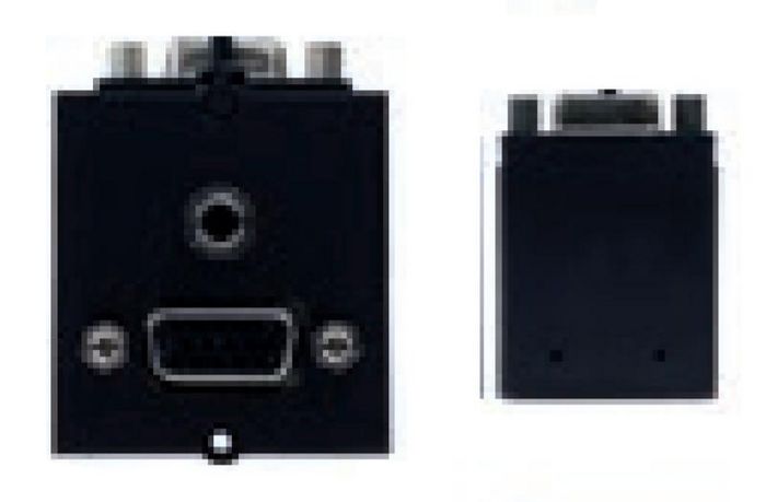 Bachmann VGA+3.5mm, black, 0.2 m cable - W125899133