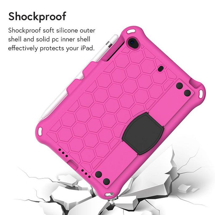 eSTUFF Pink Honeycomb Protection Case for Apple iPad mini 1/2/3/4/5 - W125868221