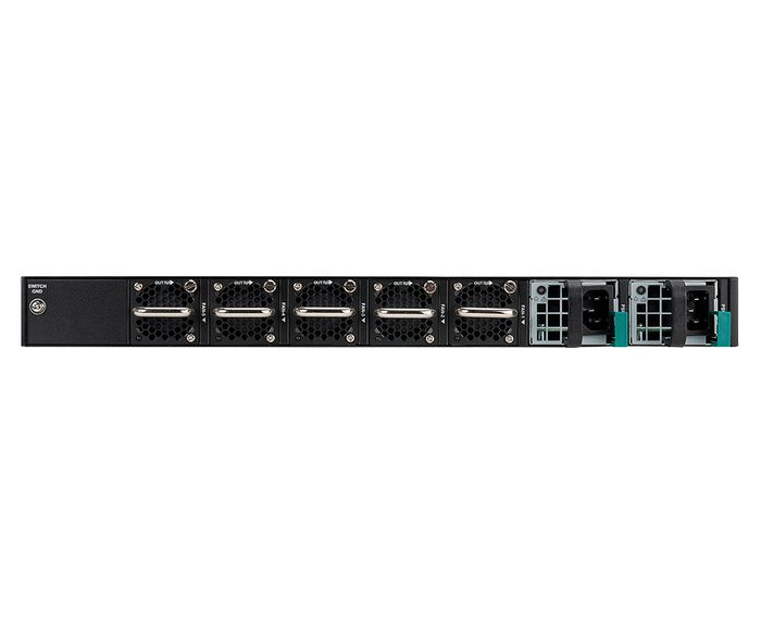 D-Link DXS-3610-54T - 48-port 10GBase-T, 6-port 100G QSFP28 interfaces switch with Standard Image with 2 front-to-back AC PSUs and 5 front-to-back fan modules - W125955750