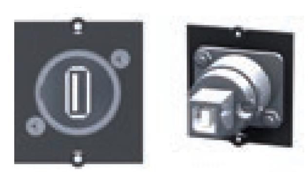 Bachmann 1x USB 2.0 A/B, black - W125899122