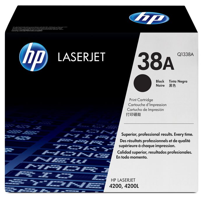 HP 38A toner LaserJet noir authentique - W124790505