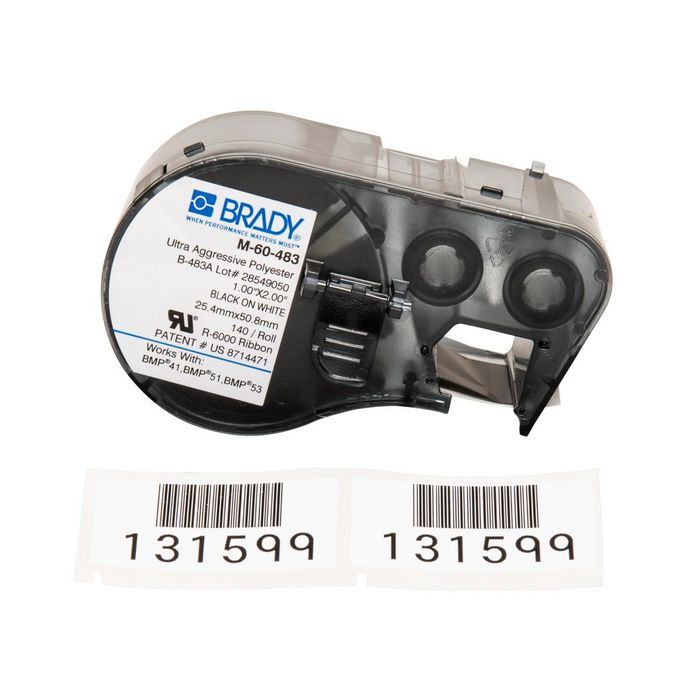 Brady BMP41 BMP51 BMP53 Polyester High Adhesion General Identification Labels - W125870039