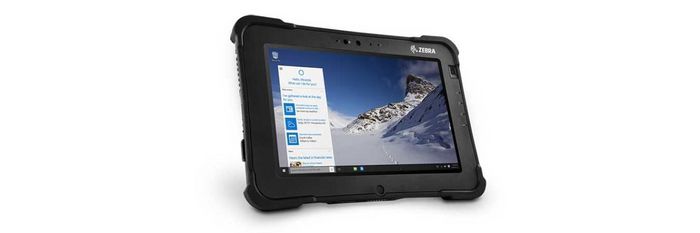 Zebra XSLATE L10 Rugged Tablet, 10.1" WUXGA 1920x1200, Intel Pentium N4200, Intel HD Graphics 505, 4GB LPDDR4, 128GB SSD, Intel Dual Band Wireless-AC 8265 Wi-Fi, Bluetooth v4.2 (EDR + BLE), Windows 10 Pro 64-bit - W125970352