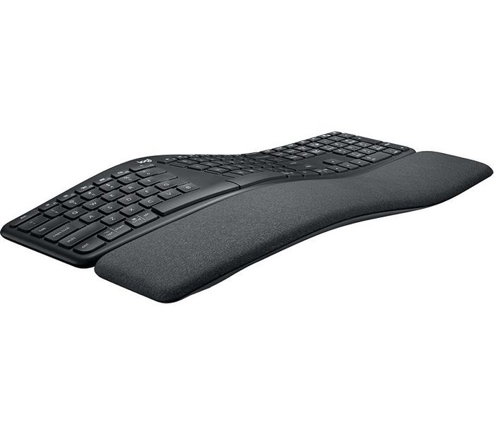 Logitech Ergo K860 keyboard RF Wireless + Bluetooth QWERTY Nordic Black - W125971821