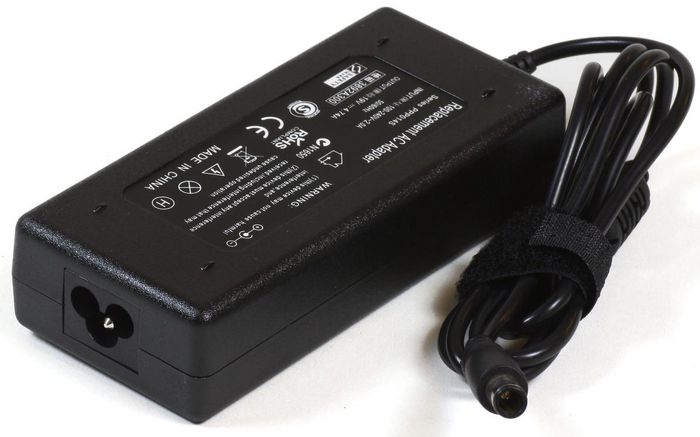 CoreParts Power Adapter for HP 65W 18.5V 3.5A Plug:7.4*5.0 Including EU Power Cord - Without Dongle, also compatible with HP ELITEBOOK 2530P - W124890070