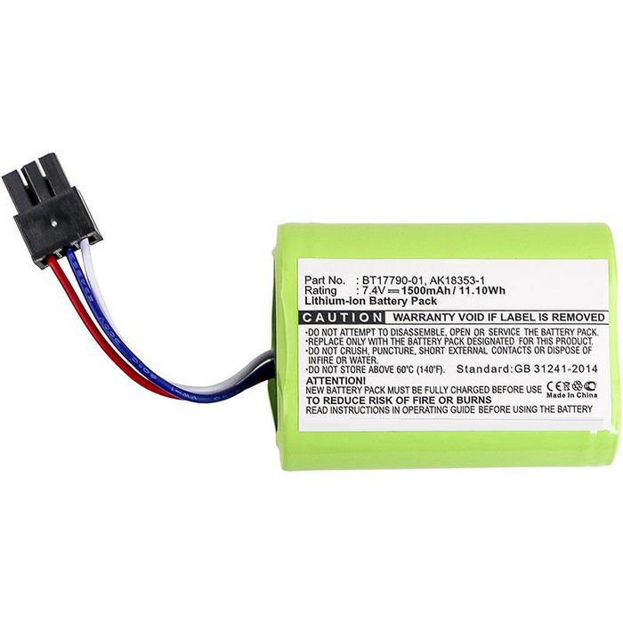 CoreParts Battery for Comtec Scanner 11.1Wh Li-ion 7.4V 1500mAh Black - W125326364