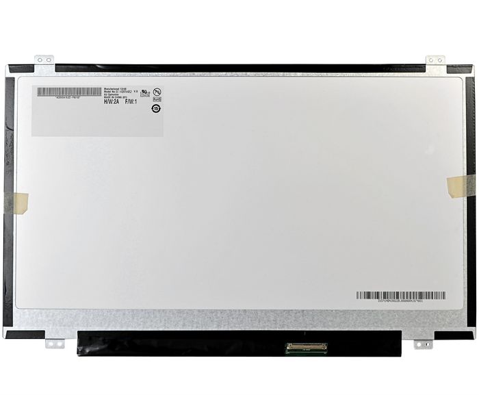 CoreParts 14,0" LCD HD Matte, 1600x900, Original Panel, 40pins Bottom Right Connector, Top Bottom 4xBrackets - W124764490