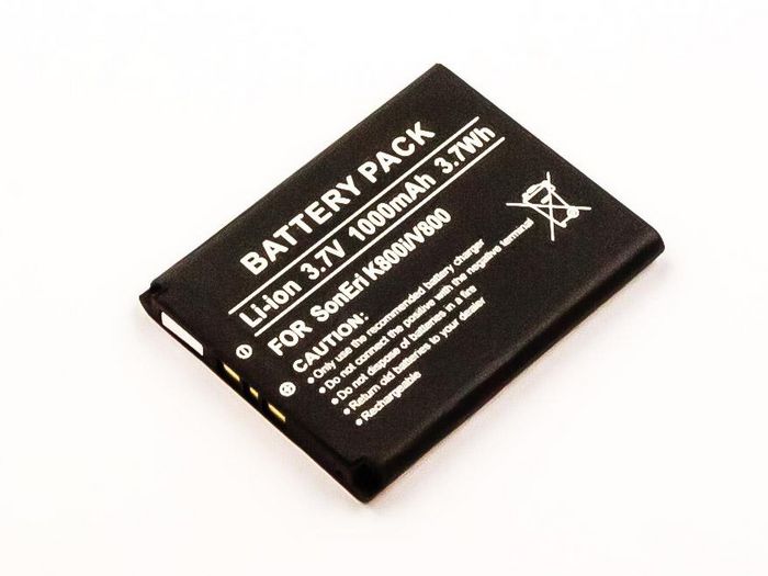 CoreParts Battery for Sony Mobile 3.7Wh Li-ion 3.7V 1000mAh, Sony Ericsson BST-33 - W125064996