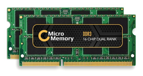 CoreParts 16GB Memory Module for Apple 1600Mhz DDR3 Major SO-DIMM - KIT 2x8GB - W124493951