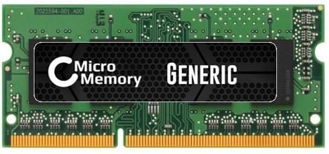 CoreParts 2GB Memory Module for Dell 1333Mhz DDR3 Major SO-DIMM - W125063567