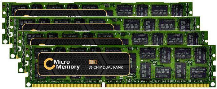 CoreParts 64GB Memory Module for HP 1600Mhz DDR3 Major DIMM - KIT 4x16GB - W125263282