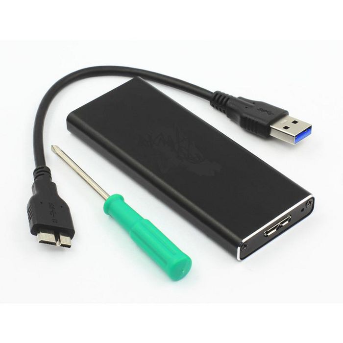 CoreParts USB3.0 to mSATA enclosure support 50mm modules - W124664457