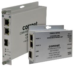 ComNet 2 Ch Media Converter, 100Mbps - W125093548