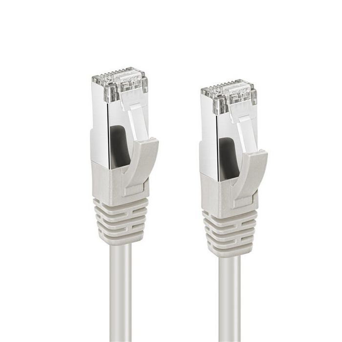 MicroConnect Netzwerkkabel CAT6A S/FTP 1,00m, Grau LSZH, 500Mhz, 10Gbit, Snagless - W125878078