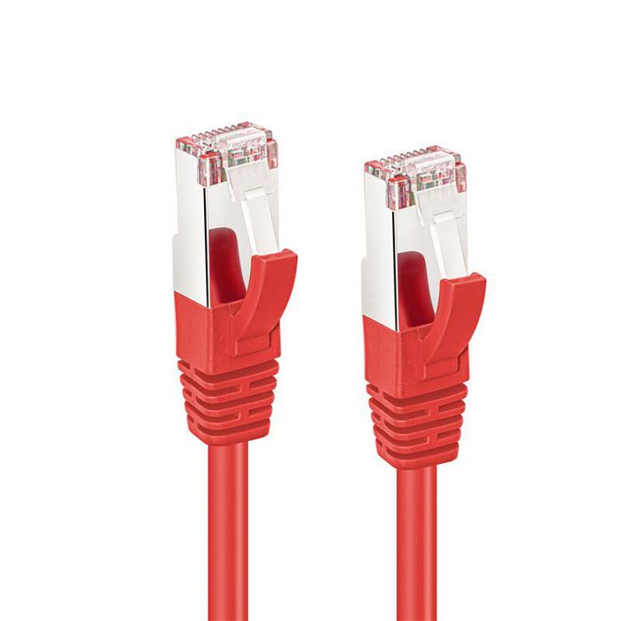 MicroConnect CAT6A S/FTP Network Cable 1m, Red - W125878114
