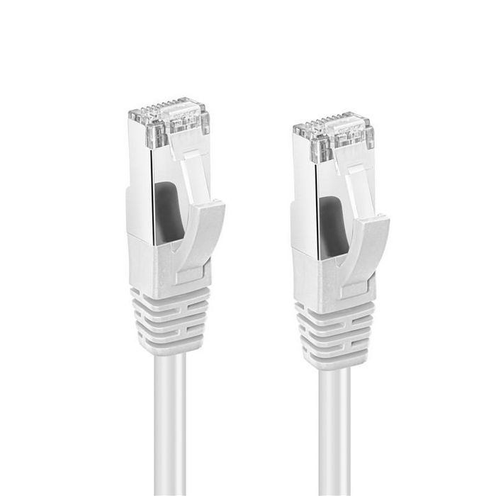 MicroConnect CAT6A S/FTP Network Cable 1m, White - W125878138