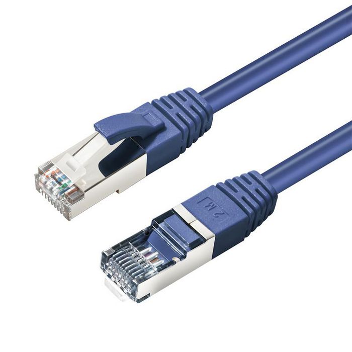 MicroConnect S/FTP CAT6 0.25m Blue LSZH - W125174964