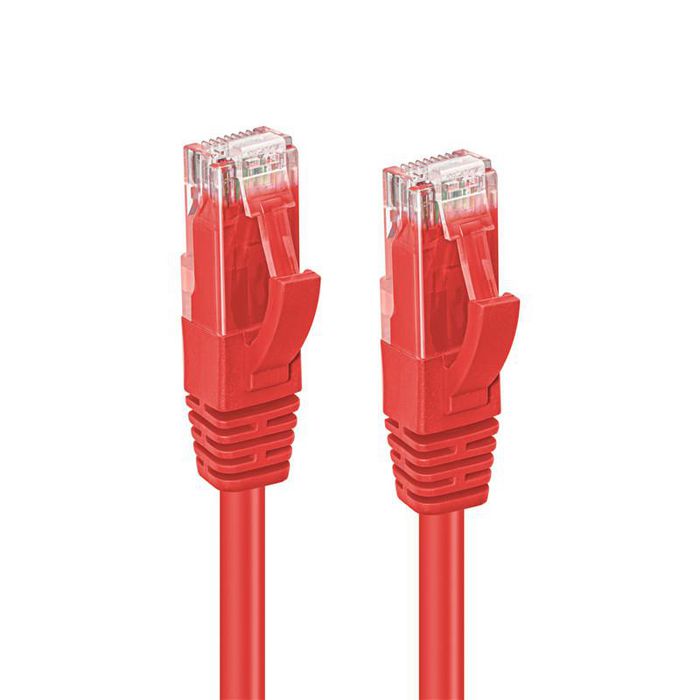 MicroConnect CAT6 U/UTP Network Cable 0.3m, Red - W124777145