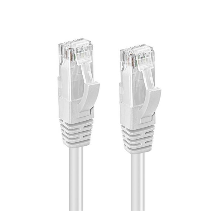 MicroConnect CAT6 U/UTP Network Cable 0.2m, White - W124777144