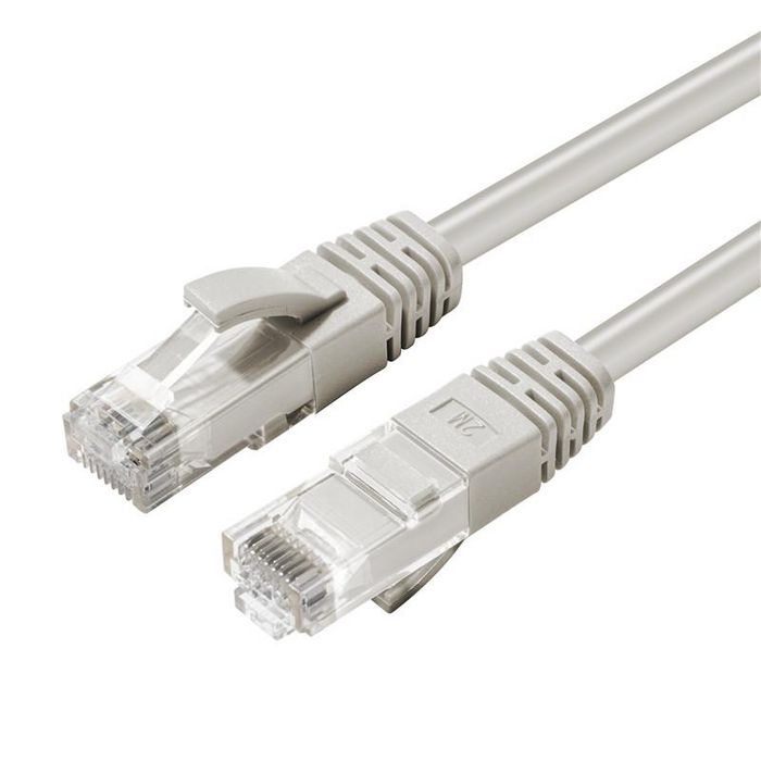 MicroConnect CAT6A UTP Network Cable 3.0m, Grey - W125878643