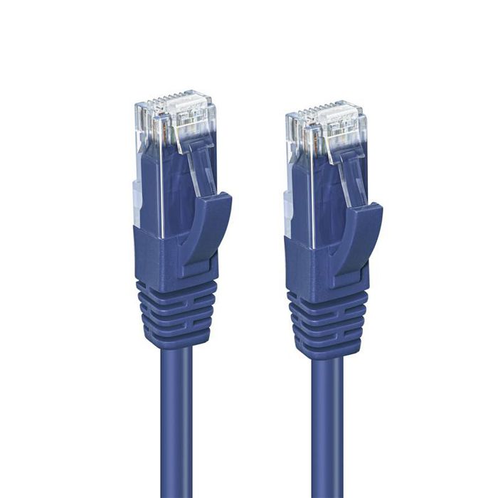 MicroConnect CAT6A UTP Network Cable 0.25m, Blue - W125878650