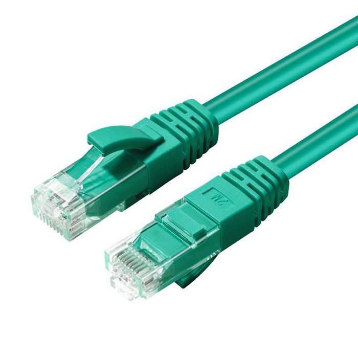 MicroConnect CAT6A UTP Network Cable 0.25m, Green - W125878661