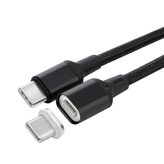 MicroConnect USB-C Magnetic Gen1 Cable, black. 2m - W125917533