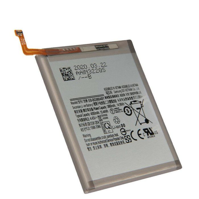 CoreParts Battery for Samsung 15Wh Li-ion 3.85V 3800mAh, for Galaxy S11e, Galaxy S20, SC-51A, SGH-N410, SM-G980F, SM-G980F/DS, SM-G981B, SM-G981D, SM-G981J, SM-G981N - W125801610