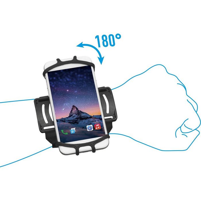 Mobilis Brassard poignet/bras universel pour smartphone et terminal de saisie - W126001452