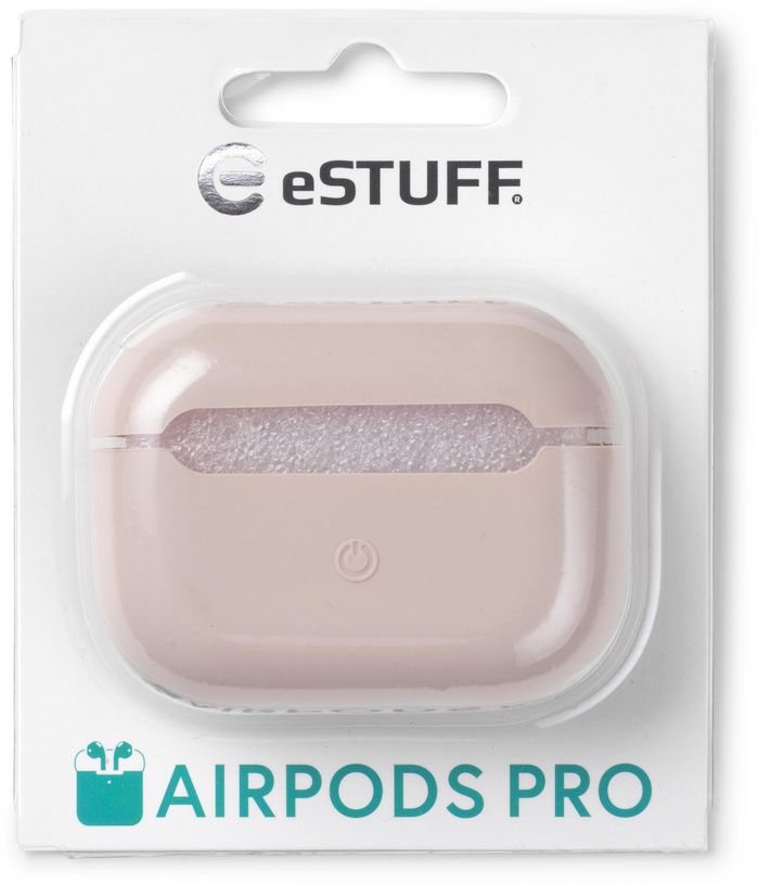 eSTUFF Silicone Cover for AirPods Pro - Sand Pink - W125821899