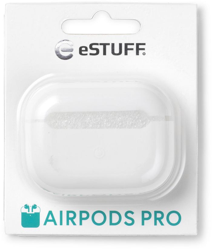 eSTUFF Silicone Cover for AirPods Pro - White - W125821898