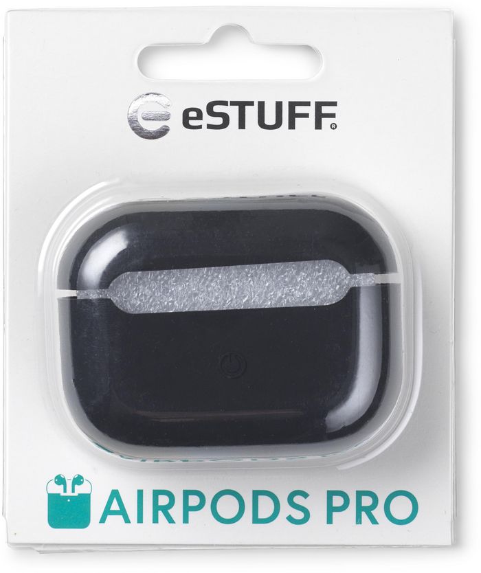 eSTUFF Silicone Cover for AirPods Pro - Black - W125821897