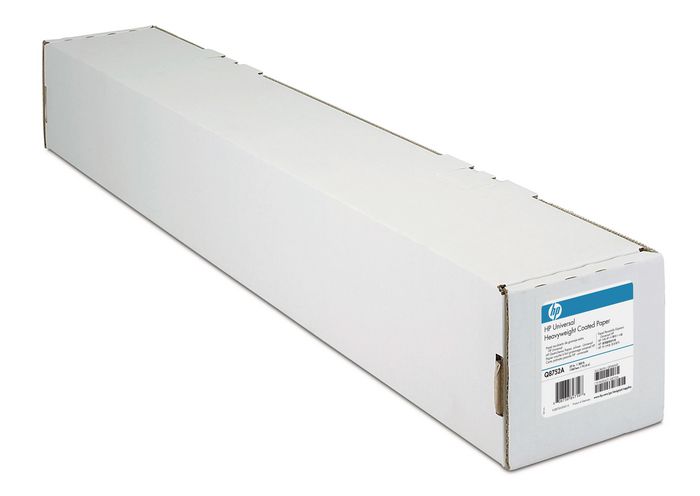 HP C6019B, Coated Paper 90 gsm-610 mm x 45.7 m (24 in x 150 ft) - W125246525